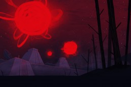 Illustration gezeichnet von Jennifer Daniel zur Hörspielserie 