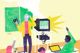 Digitalisierung an Schulen - Yeaz Jugendmagazin - Illustration von Jennifer Daniel
